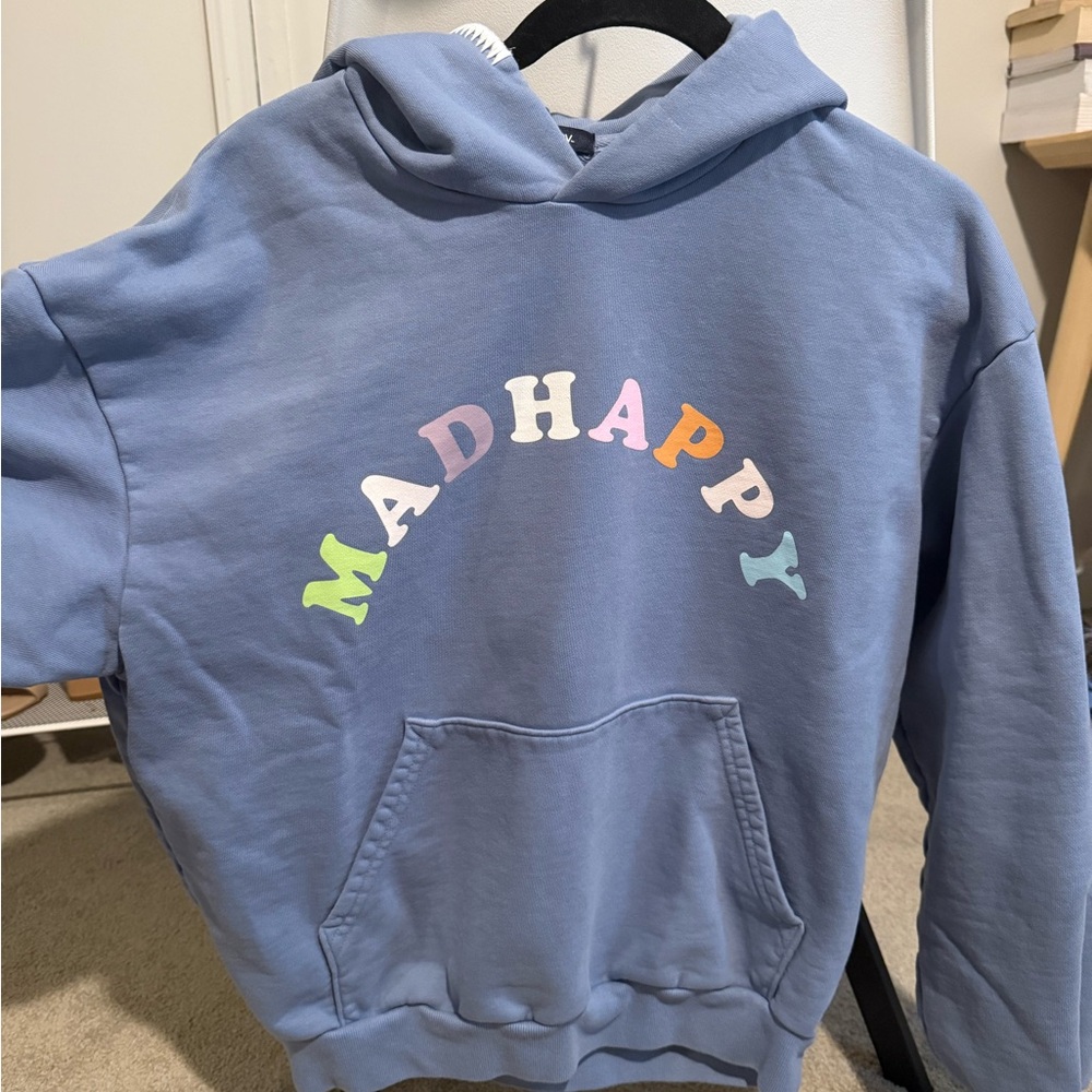Mad Happy Blue Hoodie